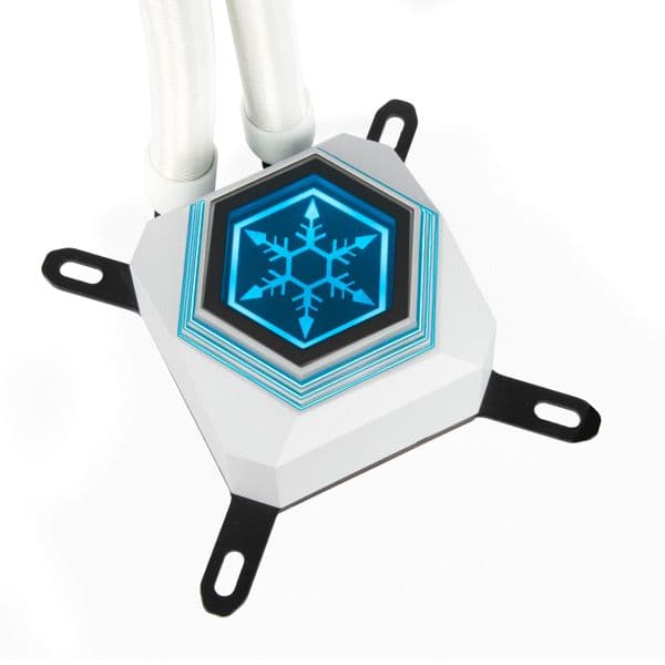 Silverstone PermaFrost 240 ARGB CPU Liquid Cooler White
