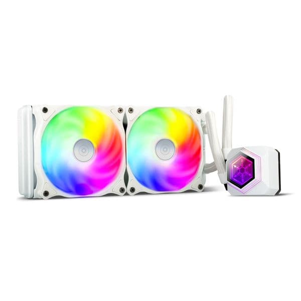 Silverstone PermaFrost 240 ARGB CPU Liquid Cooler White