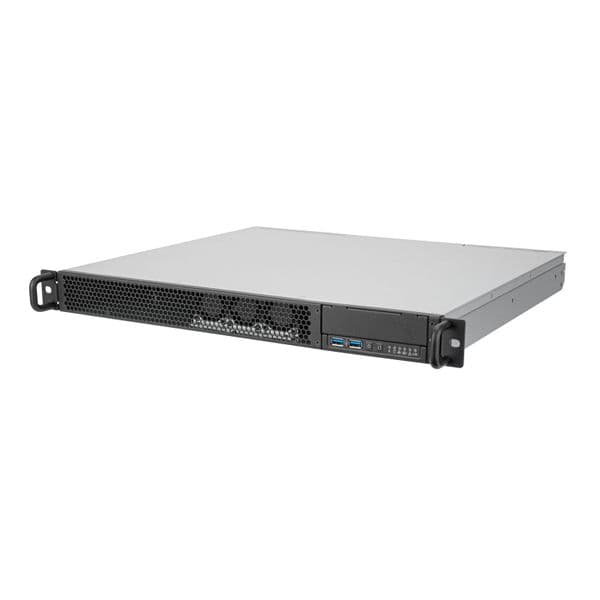 Silverstone RM100 1U Rackmount Server Chassis with ATX MB Support and Reversible I/O Module
