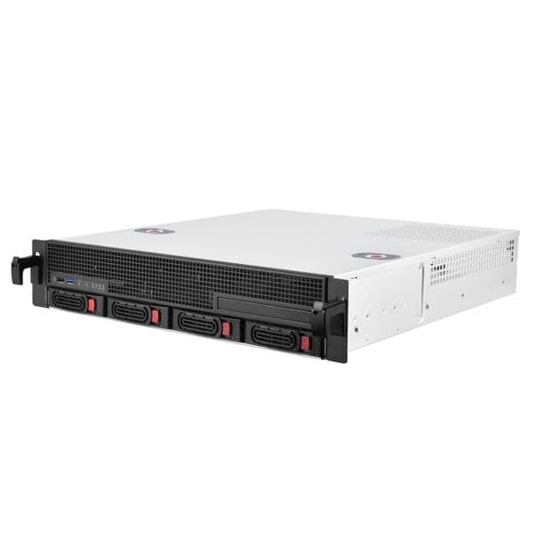 Silverstone RM21-304 2U 4-Bay 2.5'' / 3.5'' HDD / SSD Rackmount Chassis