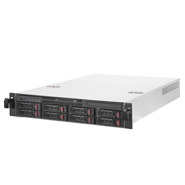 Silverstone RM22-308 2U 8-Bay 2.5'' / 3.5'' HDD / SSD Rackmount Chassis