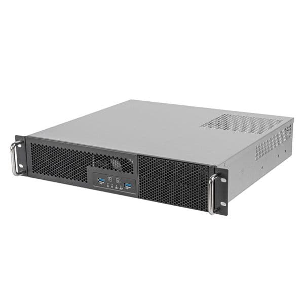 Silverstone RM23-502-MINI 2U 5.25'' Drive Bay Micro-ATX Rackmount Chassis
