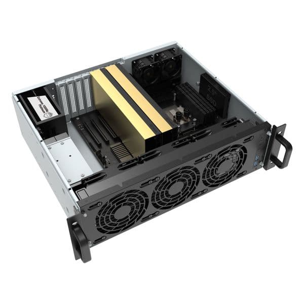 Silverstone RM31-MINI 3U Rackmount Server Chassis with 8 expansion ...