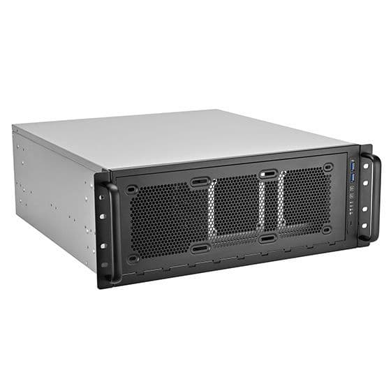 Silverstone RM45-360 4U Rackmount Chassis with Flexible Front Panel Design