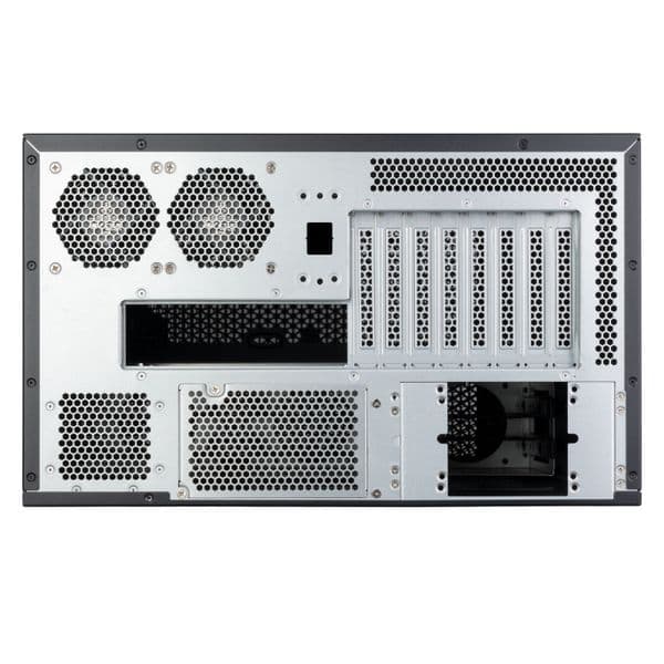 Silverstone RM600 6U rackmount server chassis with Dual PSU compat and Triple 360mm Radiator Support