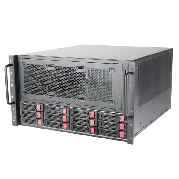 Silverstone RM61-312 5U 12-Bay rackmount server with Dual PSU compat & Triple 360mm radiator support