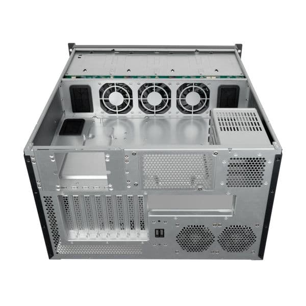 Silverstone RM61-312 5U 12-Bay rackmount server with Dual PSU compat & Triple 360mm radiator support