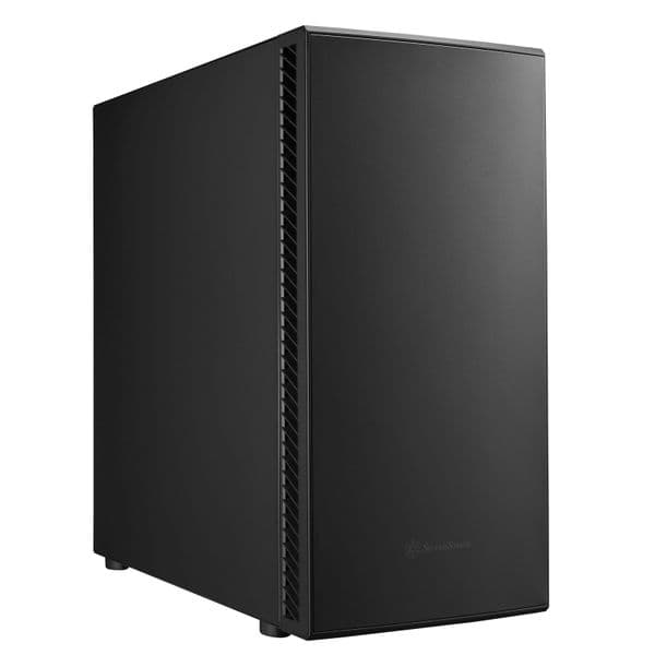 Silverstone SEQ1B Silent Mid Tower Black Case