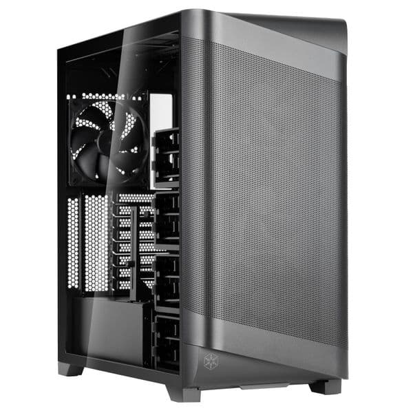 Silverstone SETA A2 Tempered Glass Mid Tower Case Black