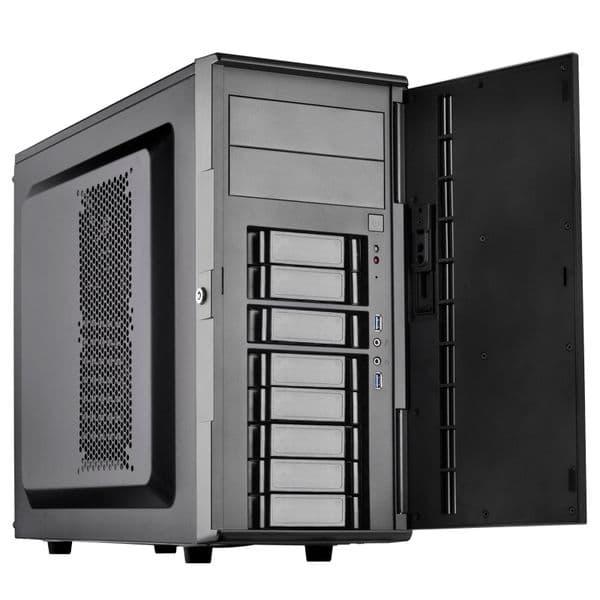 Silverstone SST-CS380 V2 ATX Mid Tower Black Storage Case