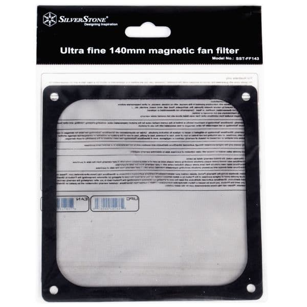 Silverstone SST-FF143B 140mm Ultra Fine Magnet Dust Filter Black