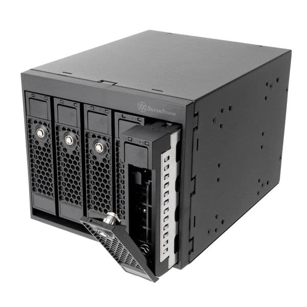 Silverstone SST-FS305B-E 3 x 5.25'' to 5 x 3.5'' SAS-12G/SATA/Hot Swap Adapter Cage