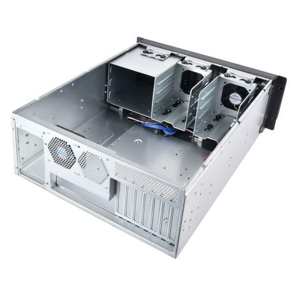 Silverstone SST-RM400 4U Rackmount Server, Supp up to SSI-CEB M/B and ATX (PS2)/Mini red PSU