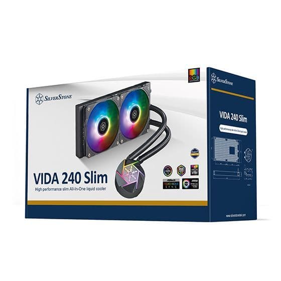 Silverstone VIDA 240 Slim CPU Liquid Cooler