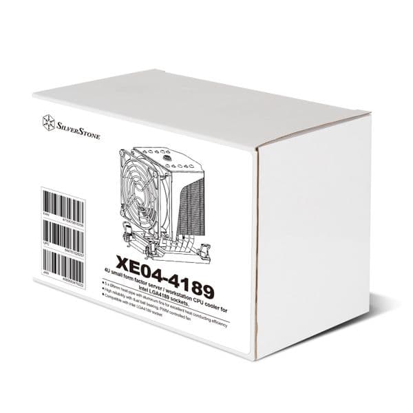 Silverstone XE04-4189 4U Small form factor CPU Air Cooler for Intel LGA4189 Sockets