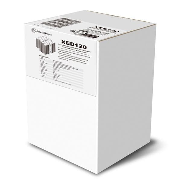 Silverstone XED120 WS 4U Industrial Grade Server CPU Cooler with TDP 450w