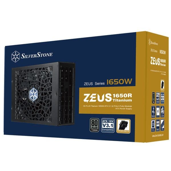 Silverstone Zeus 1650R ATX3.1/PCIe5.0 Titanium Modular PSU