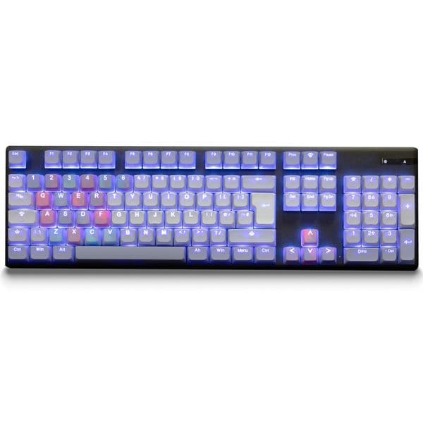 Tai-Hao BOBO Profile ABS Double Shot Aurora Wave Purple 171 Keycap Set