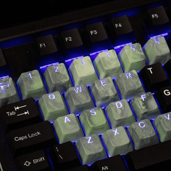 Tai-Hao Rubber Gaming 23 Keycaps Divine Beasts GENBU