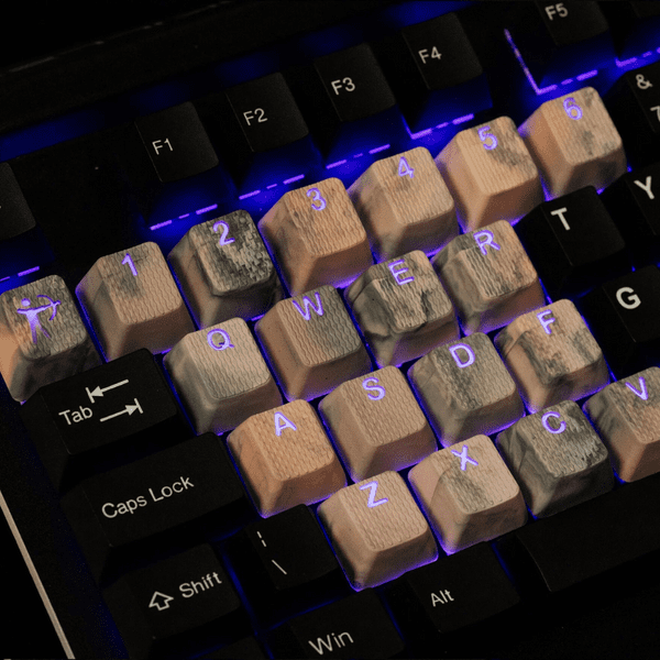 Tai-Hao Rubber Gaming 23 Keycaps Divine Beasts SUZAKU