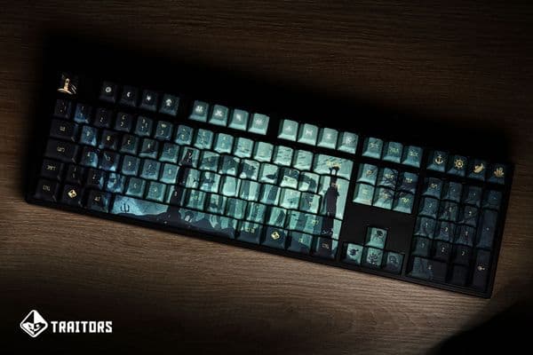Traitors Atlantis PBT Dye-Sub 109 Keycap Set UK Layout