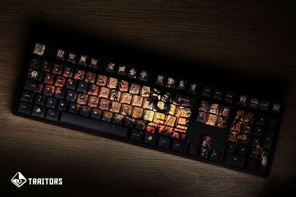 Traitors El Dorado PBT Dye-Sub 109 Keycap Set UK Layout