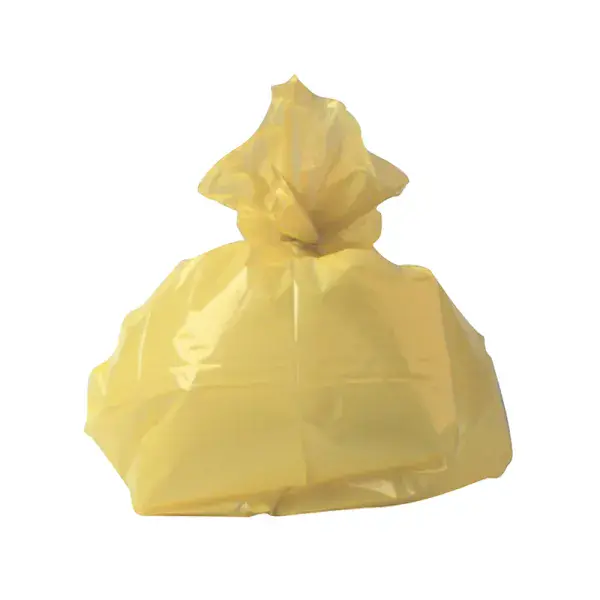 2Work Medium Duty Refuse Sack Yellow (Pack of 200) CS001