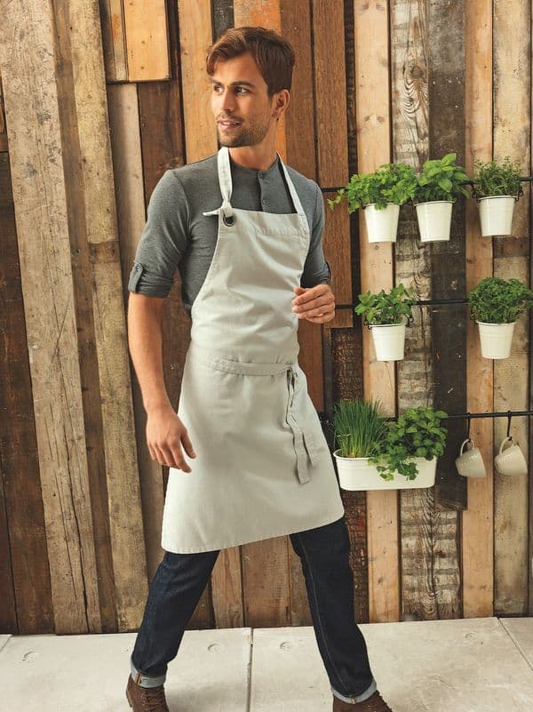 CALIBRE' HEAVY COTTON CANVAS BIB APRON