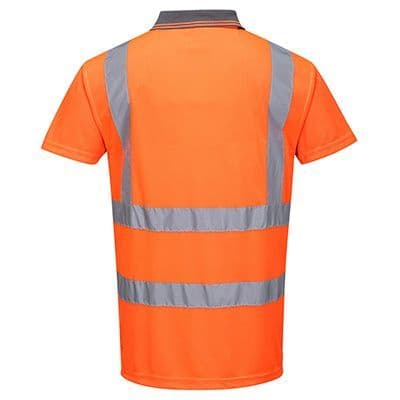 RAIL HI VIS SHORT SLEEVE POLO SHIRT