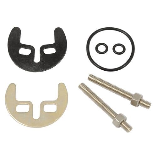 2 PIN UNIVERSAL MONOBLOC BASIN SINK MONO TAP FIXING SET BOLT HORSE SHOE PLATE