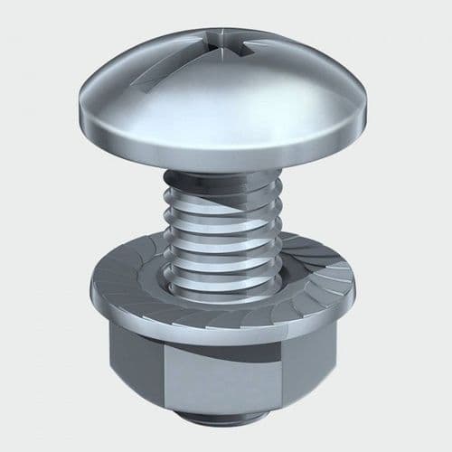 Cable Tray Bolt & F/Nut - BZP CTB620