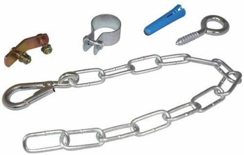 Gas Stability Cooker Hose Chain & Hook Safety Kit with Fittings