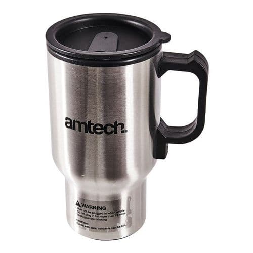 Heated Stainless Steel Travel Mug