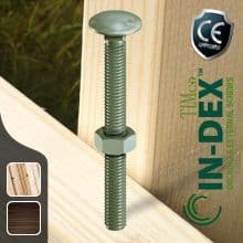 In-Dex External Carriage Bolts