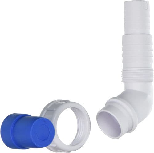 McAlpine MA15 135 Degree Nozzle for Connection to 1" BSP Thread, White