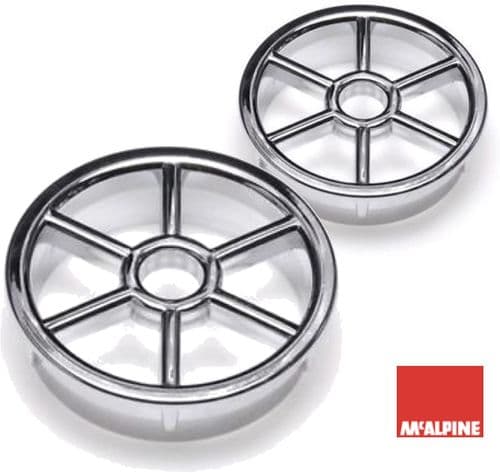 Mcalpine STWGR-CP Chrome Removable Shower Waste Grid Only to suit STW3 & STW4 Traps