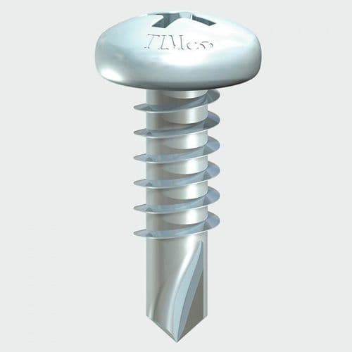 Pan Head Self Drill Screw - BZP