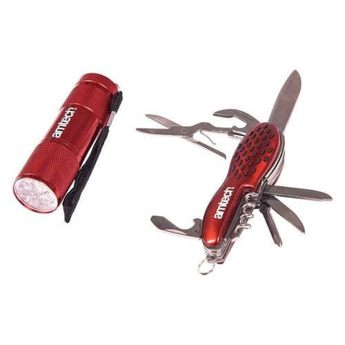 Pocket Tool And Torch Set
