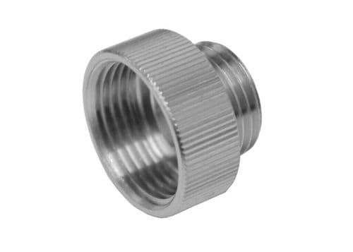 Shower Hose Reducer Chrome Plated Metal Adapter 3/4 FL To 1/2 ML (1)