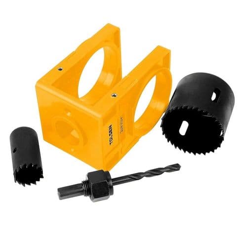 Tolsen Door Lock Installation Kit - Adjustable Wooden Door Lock Fitting Tool ...