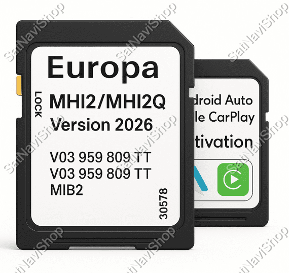 Audi MIB2 CarPlay & Android Auto Activation + 2026 Navigation Update