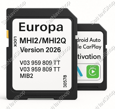 AUDI APPLE CARPLAY & ANDROID AUTO ACTIVATION PLUS 2026 MAP UPDATE