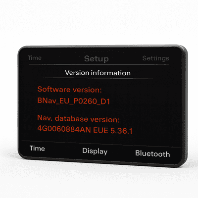 Audi MMI 3G Basic 2024 Navigation Sat Nav Map Update