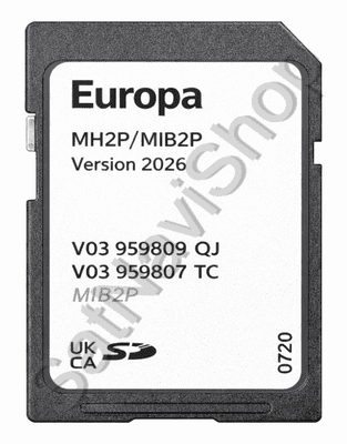 Audi MMI 4g Mh2p Sat NAV Map SD Card Europe 2026/2027