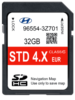 HYUNDAI GEN 4 SAT NAV MAP UPDATE NAVIGATION SD CARD EUROPE 2025
