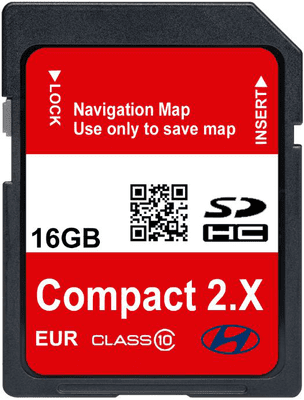 HYUNDAI GEN2.0 SAT NAV MAP 2025 SD CARD EUROPE