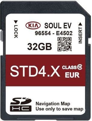 Kia Gen4 Sat NAV Map 2026 Update Europe Navigation SD Card