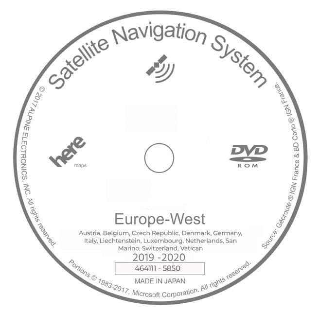 Land Rover Sat Nav Update Discs | Map DVD 2025