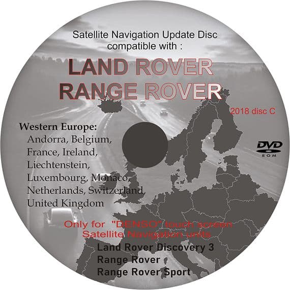 Landrover Sat Nav Update Discs | Map DVD 2025