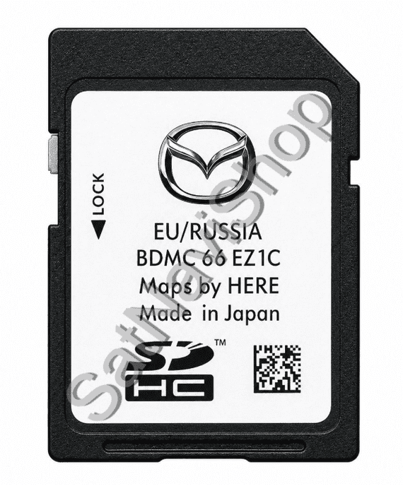 Mazda 3 Sat Nav Map Update 2026 UK & Europe SD Card